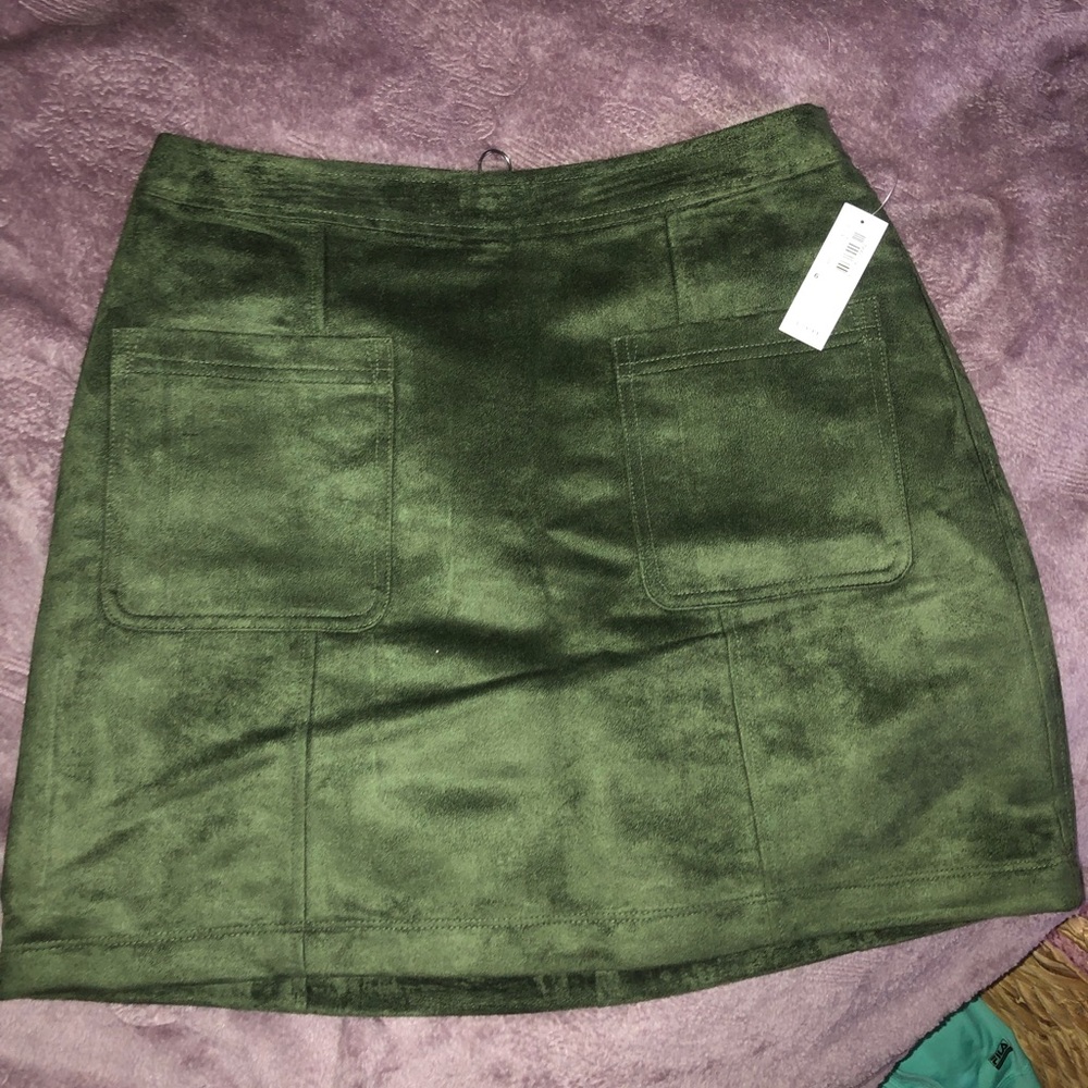 Suede Skirt